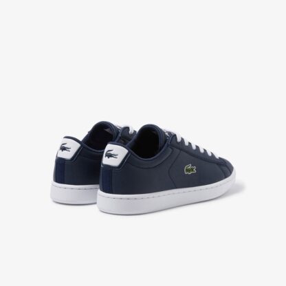 Lacoste Carnaby Μπλε Sneaker με λάστιχο για αγόρι