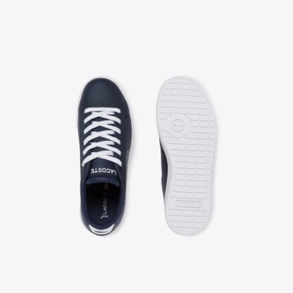 Lacoste Carnaby Μπλε Sneaker με λάστιχο για αγόρι