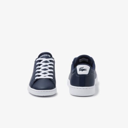 Lacoste Carnaby Μπλε Sneaker με λάστιχο για αγόρι