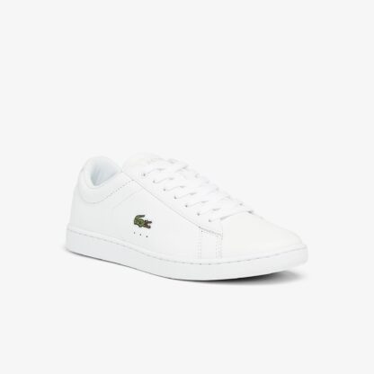 Lacoste Carnaby Pro Λευκό Sneaker με κορδόνι