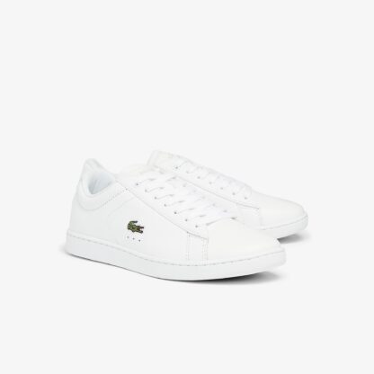 Lacoste Carnaby Pro Λευκό Sneaker με κορδόνι