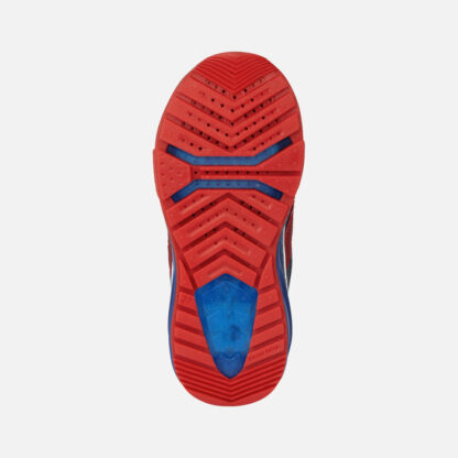 Geox J Bayonyc Σκούρο Mπλε - Γκρι Spiderman Sneaker Με Φωτάκια Για Αγόρι