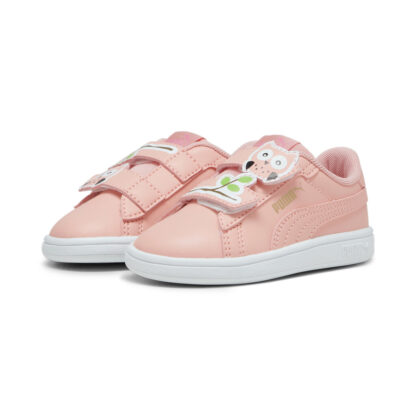 Puma Smash 3.0 Owl V Ροζ Sneaker Για Κορίτσι