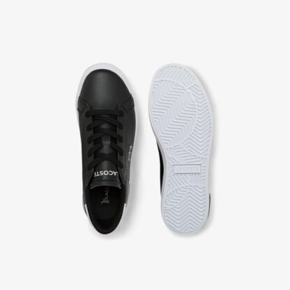 LACOSTE Powercourt Μαύρο Λευκό Sneaker Για Αγόρι