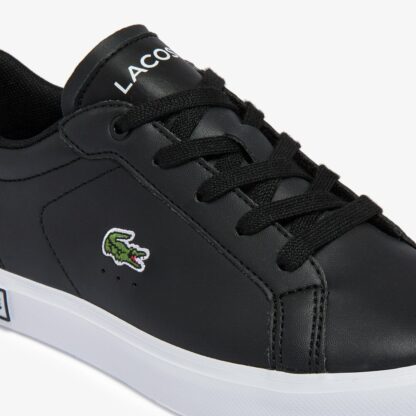 LACOSTE Powercourt Μαύρο Λευκό Sneaker Για Αγόρι