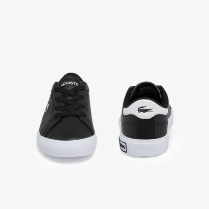 Lacoste Powercourt Μαύρο Sneaker Για Αγόρι