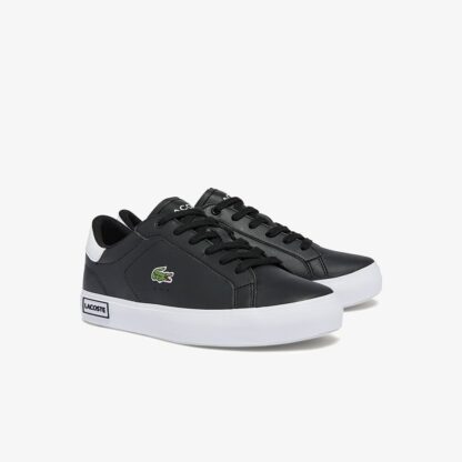 LACOSTE Powercourt Μαύρο Λευκό Sneaker Για Αγόρι