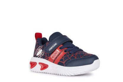 Geox J Assister Spiderman Sneaker με Φωτάκια Για Αγόρι