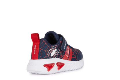 Geox J Assister Spiderman Sneaker με Φωτάκια Για Αγόρι