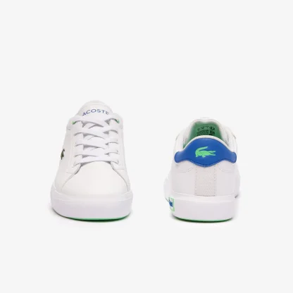 Lacoste Powercourt Λευκό Sneaker Για Αγόρι