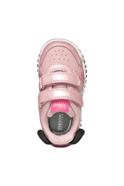 Geox Lightyloo Minnie Ροζ Sneaker Για Κορίτσι Με Φωτάκια