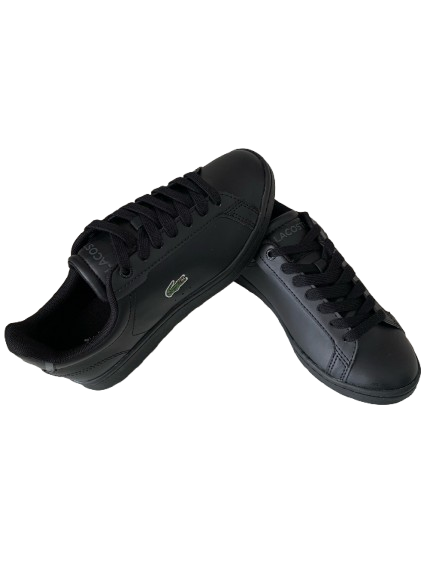 Lacoste Carnaby Pro Μαύρο Sneaker Με Κορδόνι Για Αγόρι Lacoste Carnaby Pro Μαύρο Sneaker Με Κορδόνι Για Αγόρι