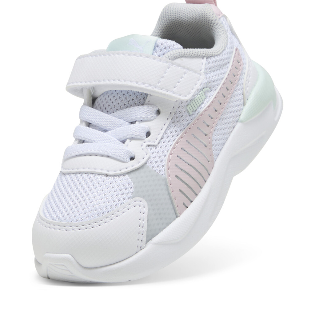 Puma X-Ray 3 LT AC+ Inf λευκό ροζ με αυτοκόλλητο Puma X-Ray 3 LT AC+ Inf λευκό ροζ με αυτοκόλλητο