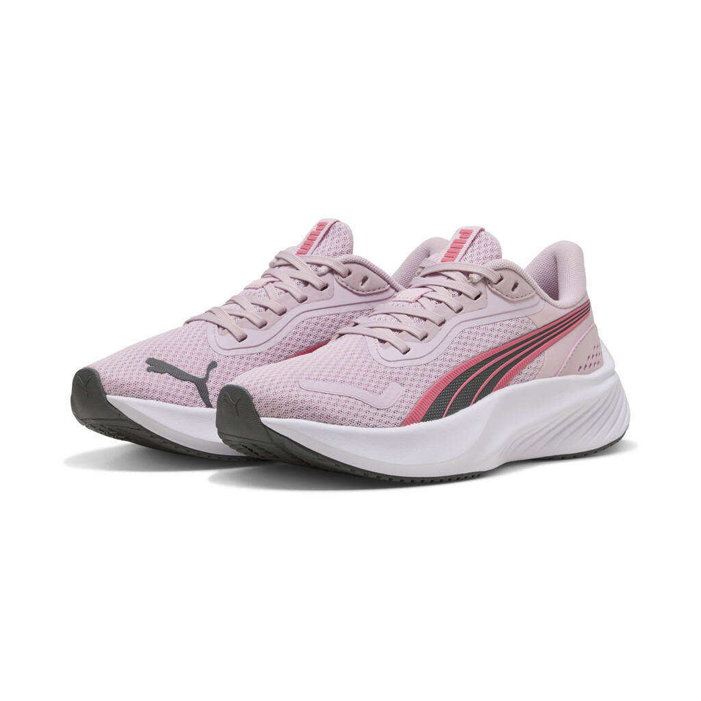 Puma Pounce Lite Jr ροζ με κορδόνι Puma Pounce Lite Jr ροζ με κορδόνι