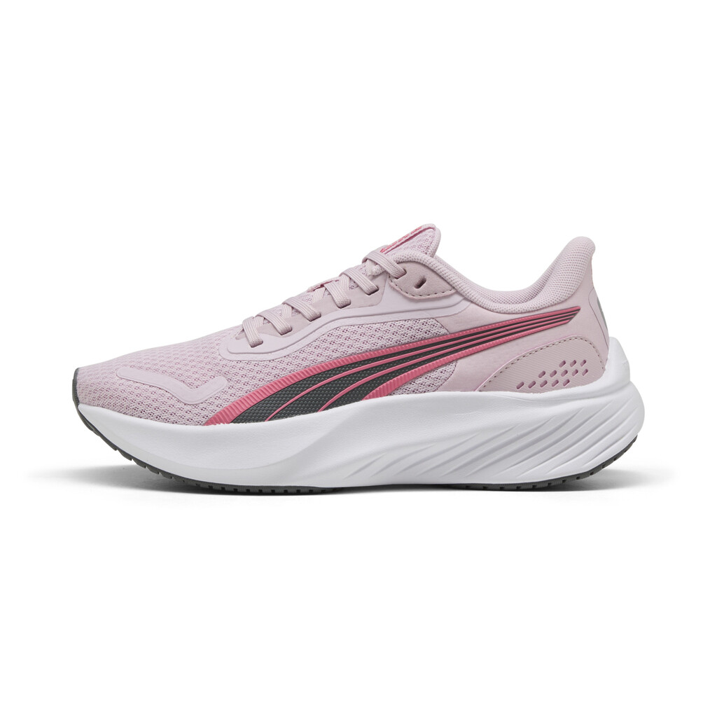 Puma Pounce Lite Jr ροζ με κορδόνι Puma Pounce Lite Jr ροζ με κορδόνι