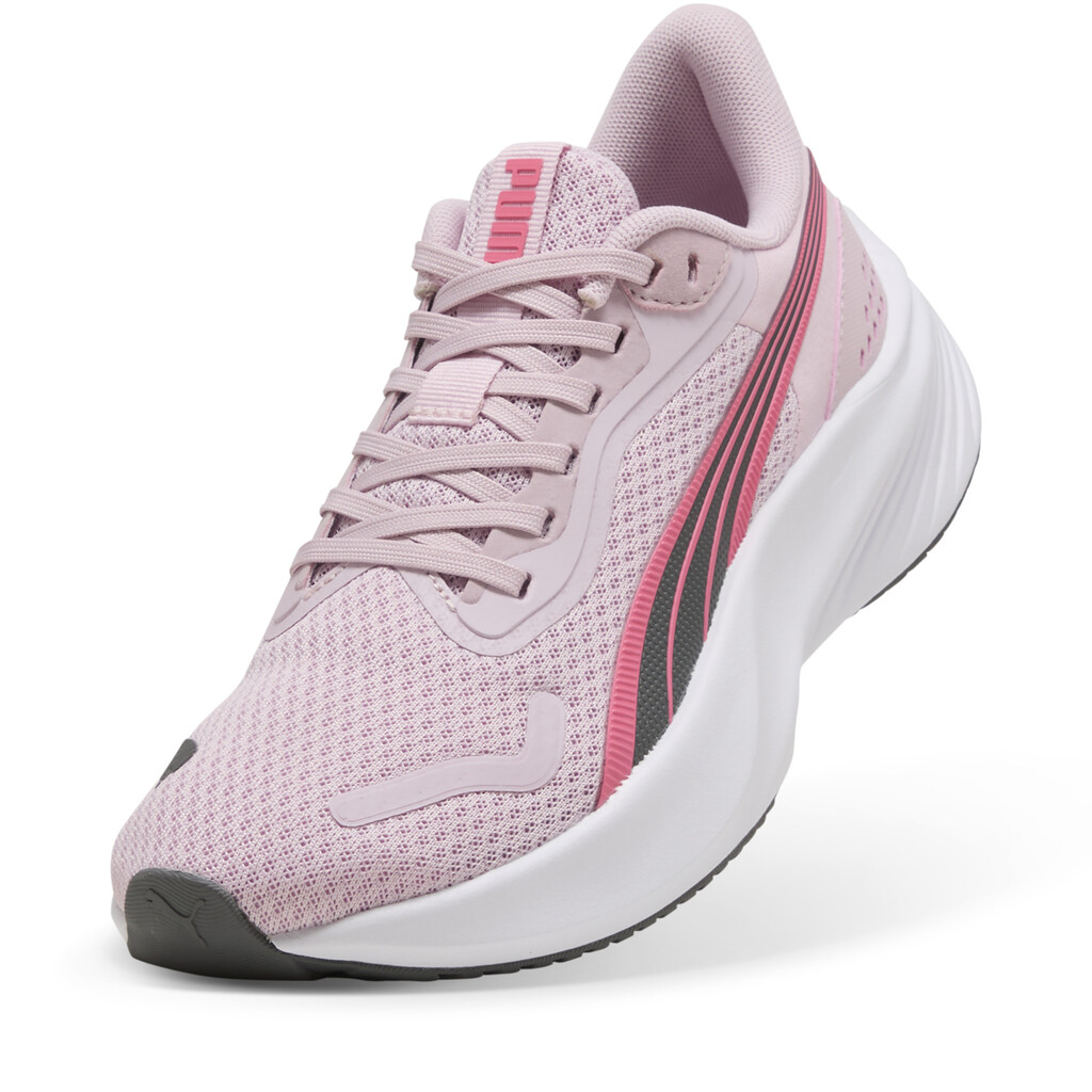 Puma Pounce Lite Jr ροζ με κορδόνι Puma Pounce Lite Jr ροζ με κορδόνι