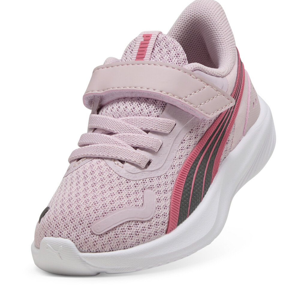 Puma Pounce AC+ Inf ροζ με αυτοκόλλητο Puma Pounce AC+ Inf ροζ με αυτοκόλλητο