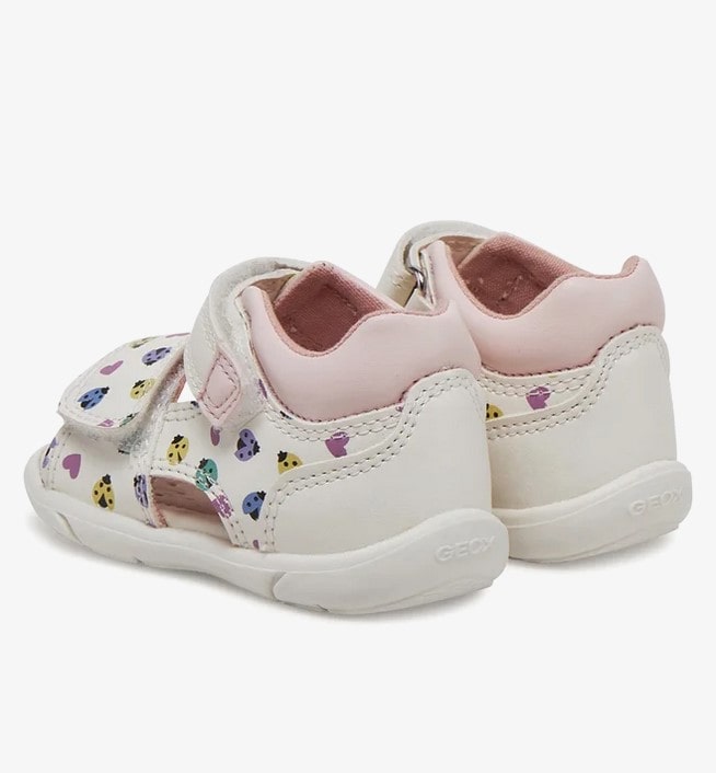 Geox B. Sandal Άσπρο Πολύχρωμο Πέδιλο για κορίτσι Geox B. Sandal Άσπρο Πολύχρωμο Πέδιλο για κορίτσι