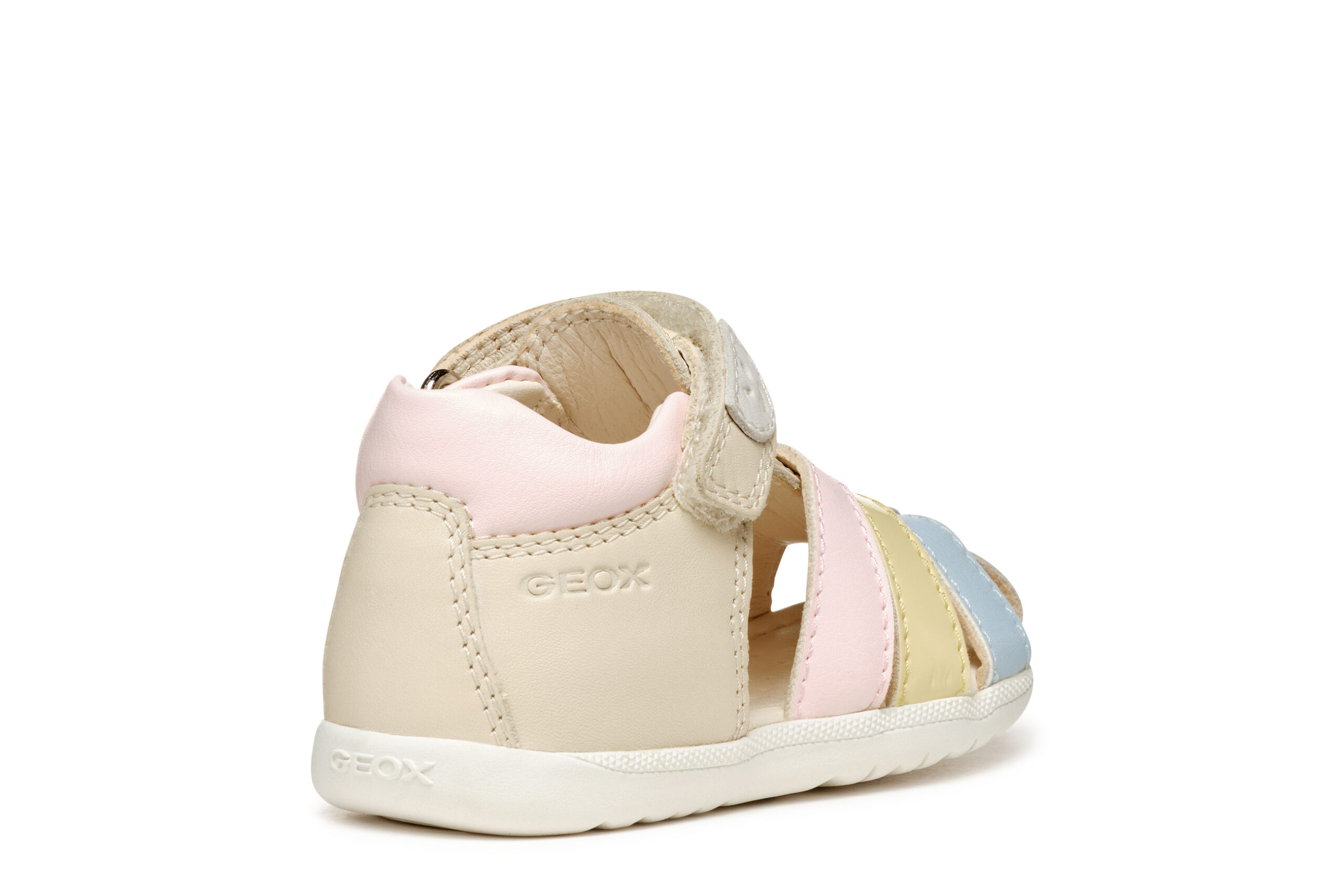 Geox B.S. Macchia Γαλάζιο Κίτρινο Ροζ Ημίκλειστο Πέδιλο Για Κορίτσι Geox B.S. Macchia Γαλάζιο Κίτρινο Ροζ Ημίκλειστο Πέδιλο Για Κορίτσι