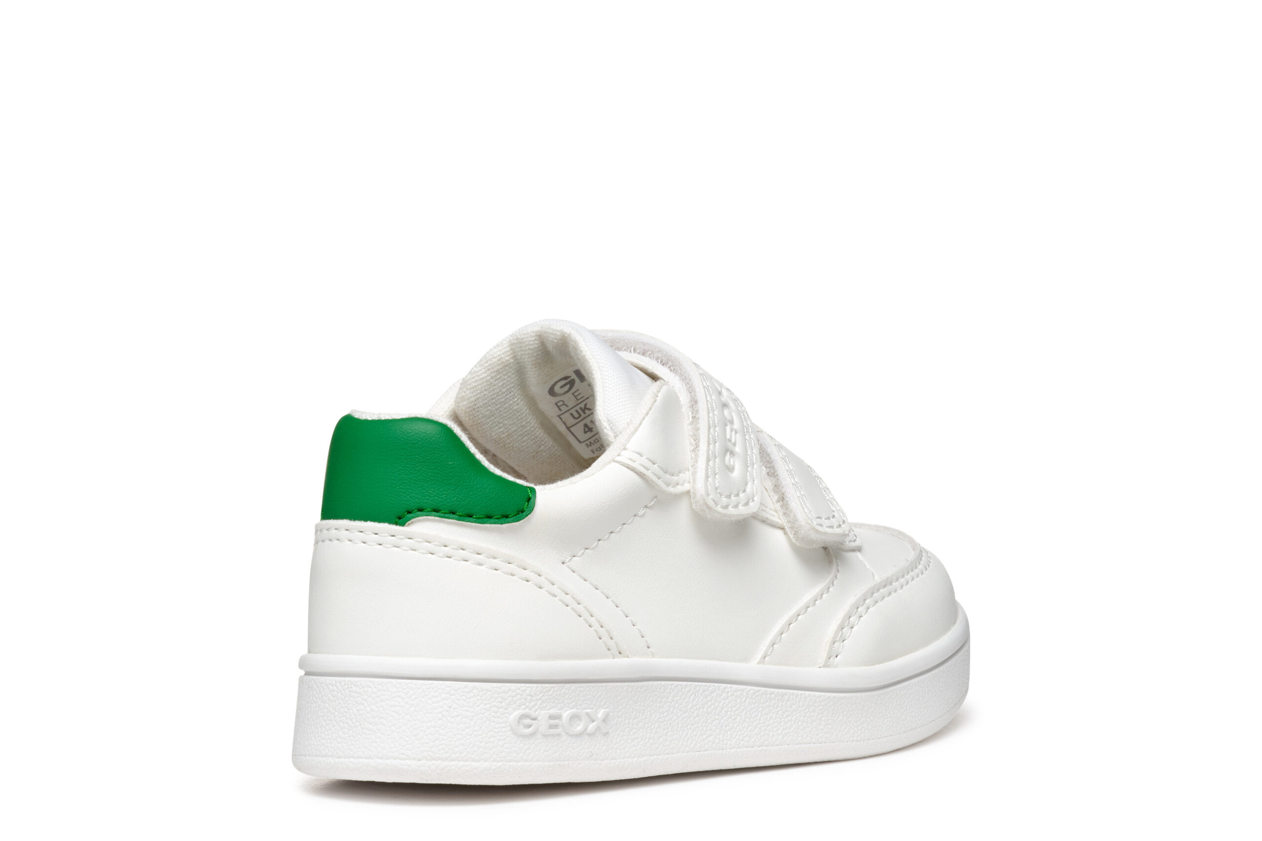 Geox B. Eclyper Άσπρο Πράσινο με αυτοκόλλητο Geox B. Eclyper Άσπρο Πράσινο με αυτοκόλλητο
