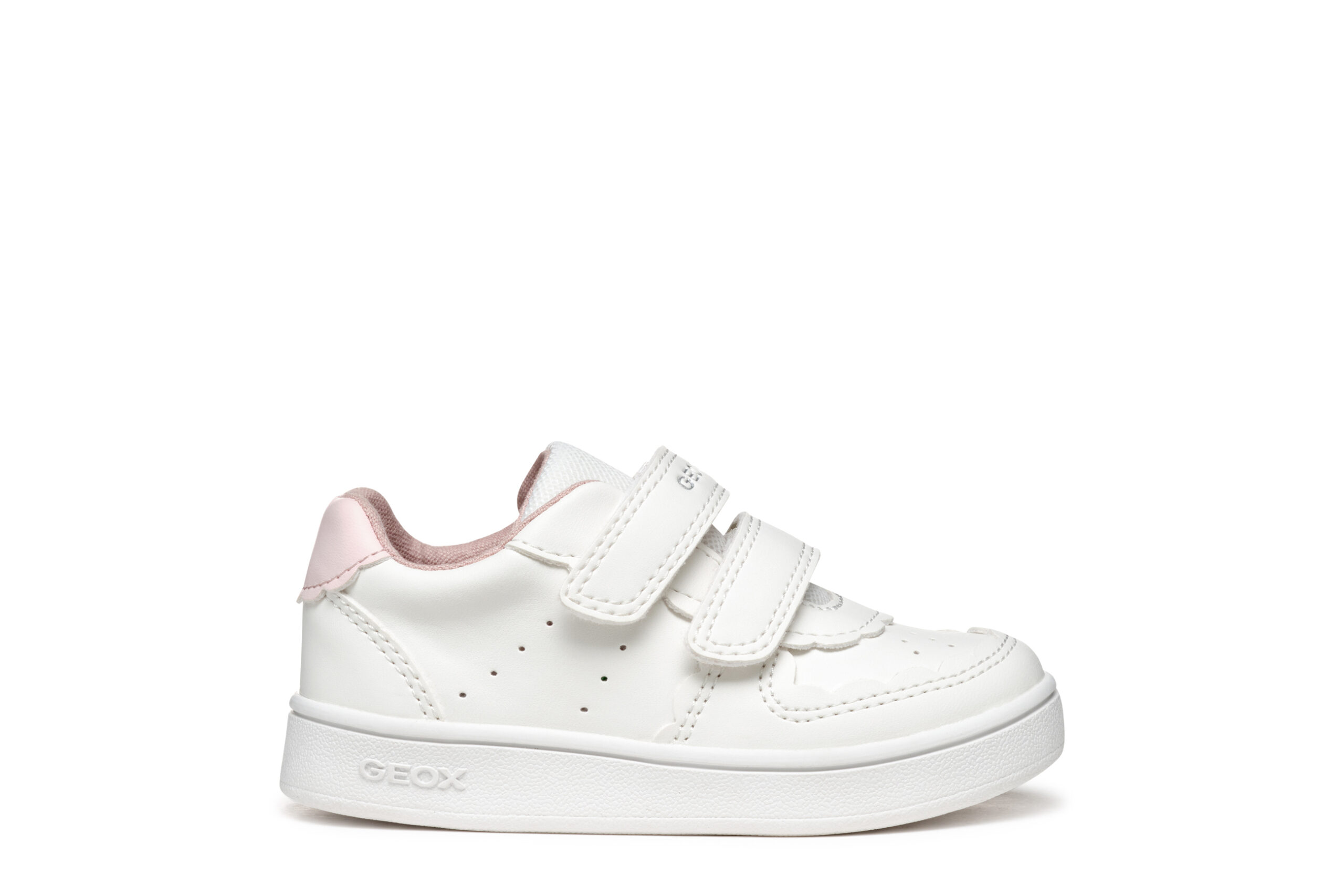 Geox Eclyper Άσπρο Ροζ με αυτοκόλλητο για κορίτσι Geox Eclyper Άσπρο Ροζ με αυτοκόλλητο για κορίτσι