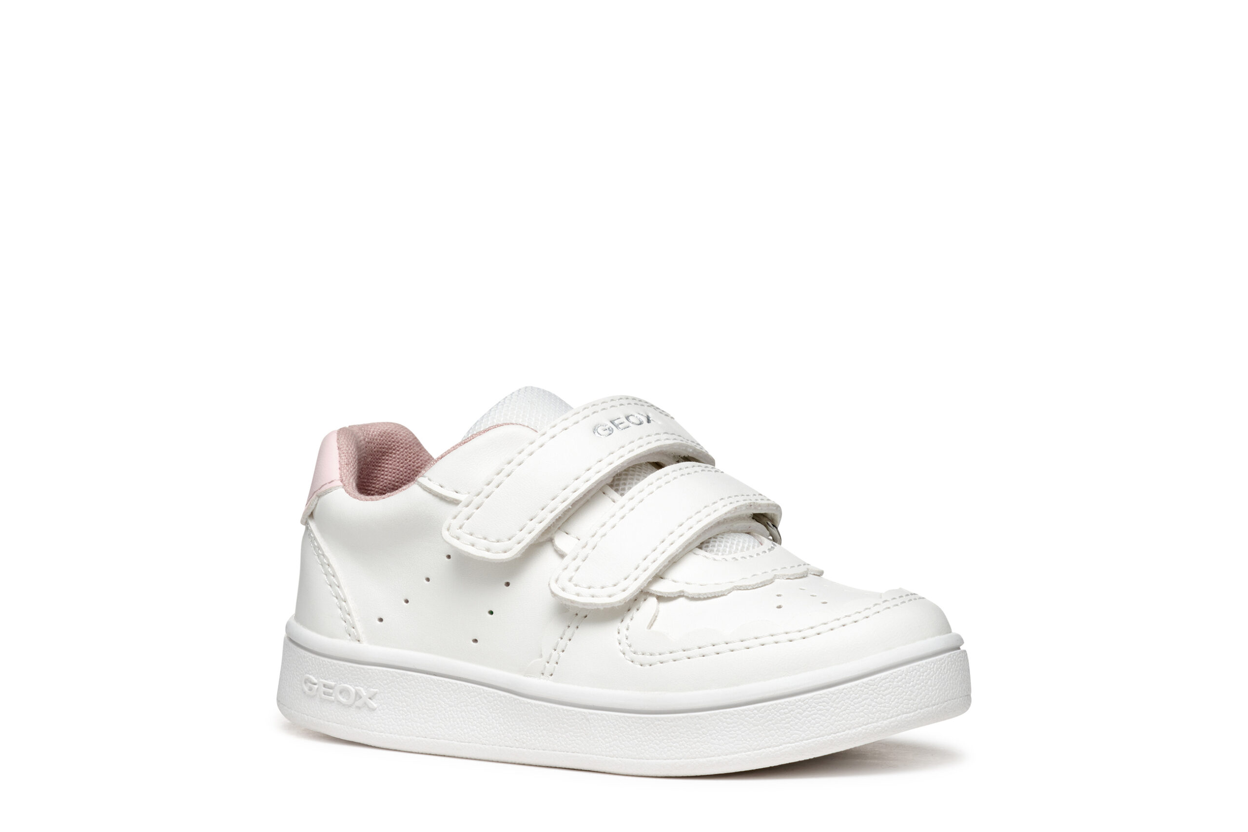 Geox Eclyper Άσπρο Ροζ με αυτοκόλλητο για κορίτσι Geox Eclyper Άσπρο Ροζ με αυτοκόλλητο για κορίτσι