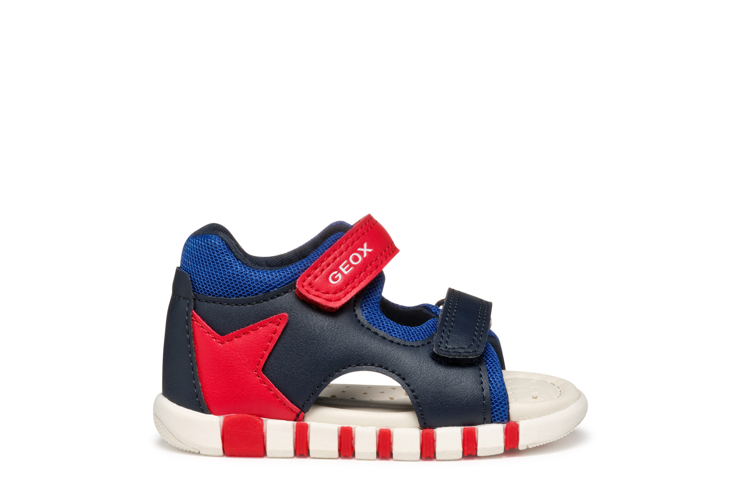 Geox B. Sandal Μπλε Κόκκινο Πέδιλο για αγόρι Geox B. Sandal Μπλε Κόκκινο Πέδιλο για αγόρι