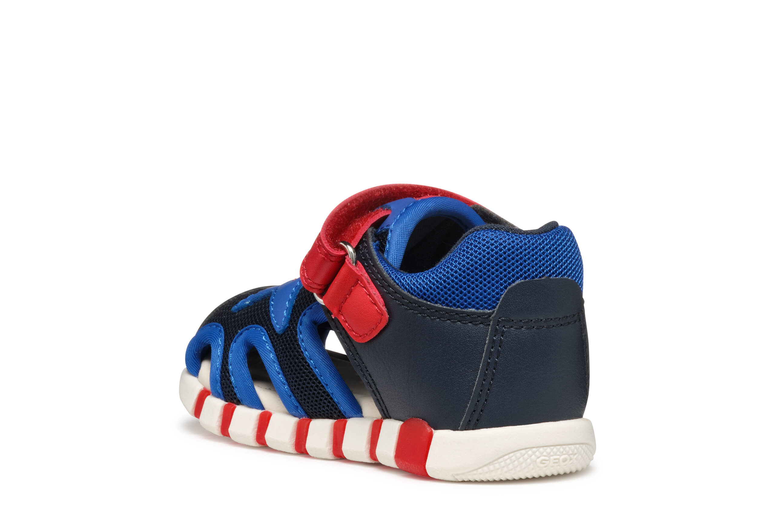 Geox B. Sandal Μπλε Κόκκινο Ημίκλειστο Πέδιλο για αγόρι Geox B. Sandal Μπλε Κόκκινο Ημίκλειστο Πέδιλο για αγόρι