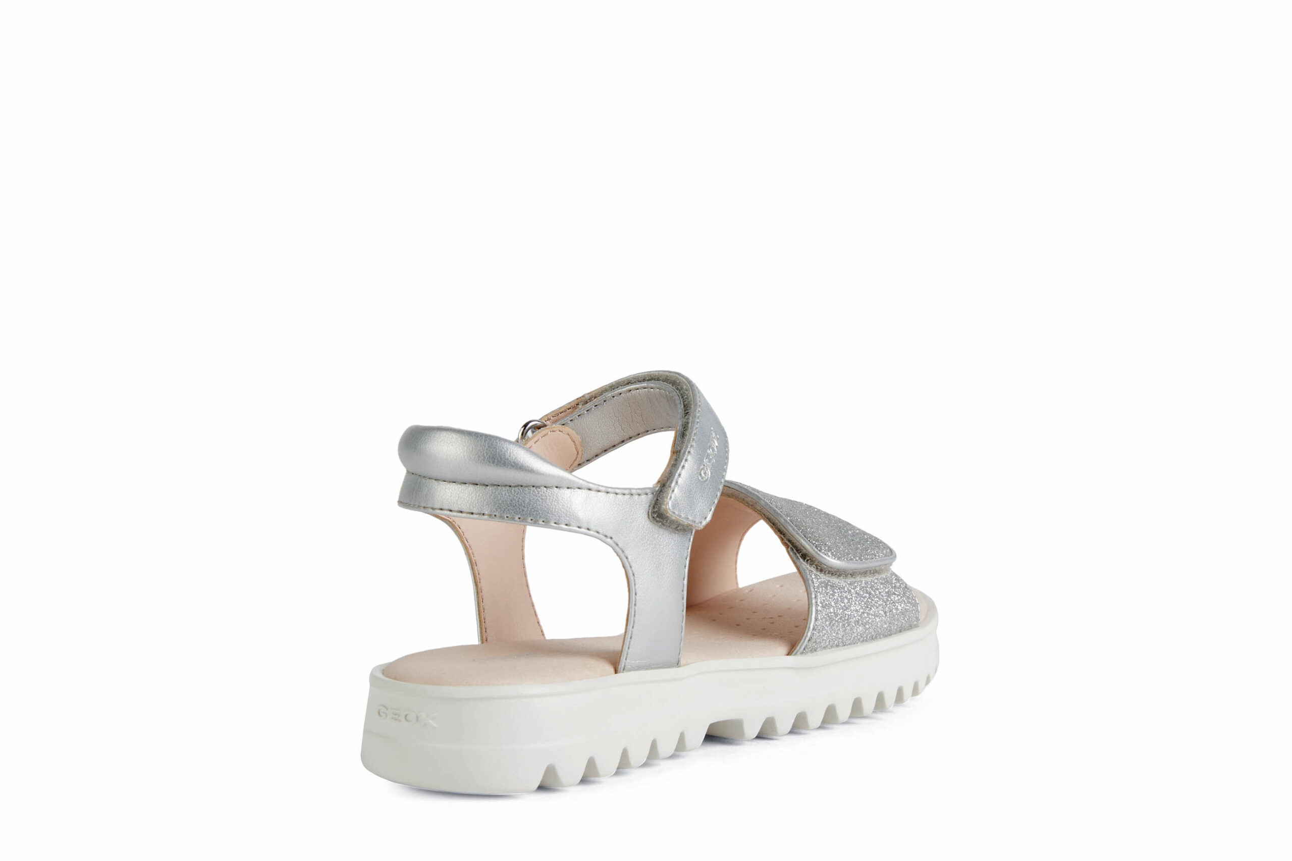 Geox J. S. Coralie Ασημί Πέδιλο για κορίτσι Geox J. S. Coralie Ασημί Πέδιλο για κορίτσι