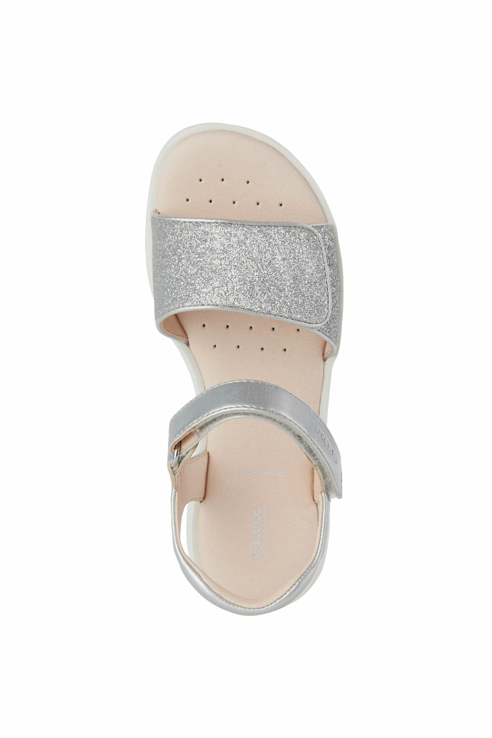 Geox J. S. Coralie Ασημί Πέδιλο για κορίτσι Geox J. S. Coralie Ασημί Πέδιλο για κορίτσι