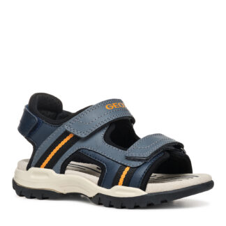 Geox J. Borealis Μπλε Πορτοκαλί Πέδιλο για αγόρι