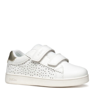 Geox J. Eclyper Άσπρο με αυτοκόλλητο