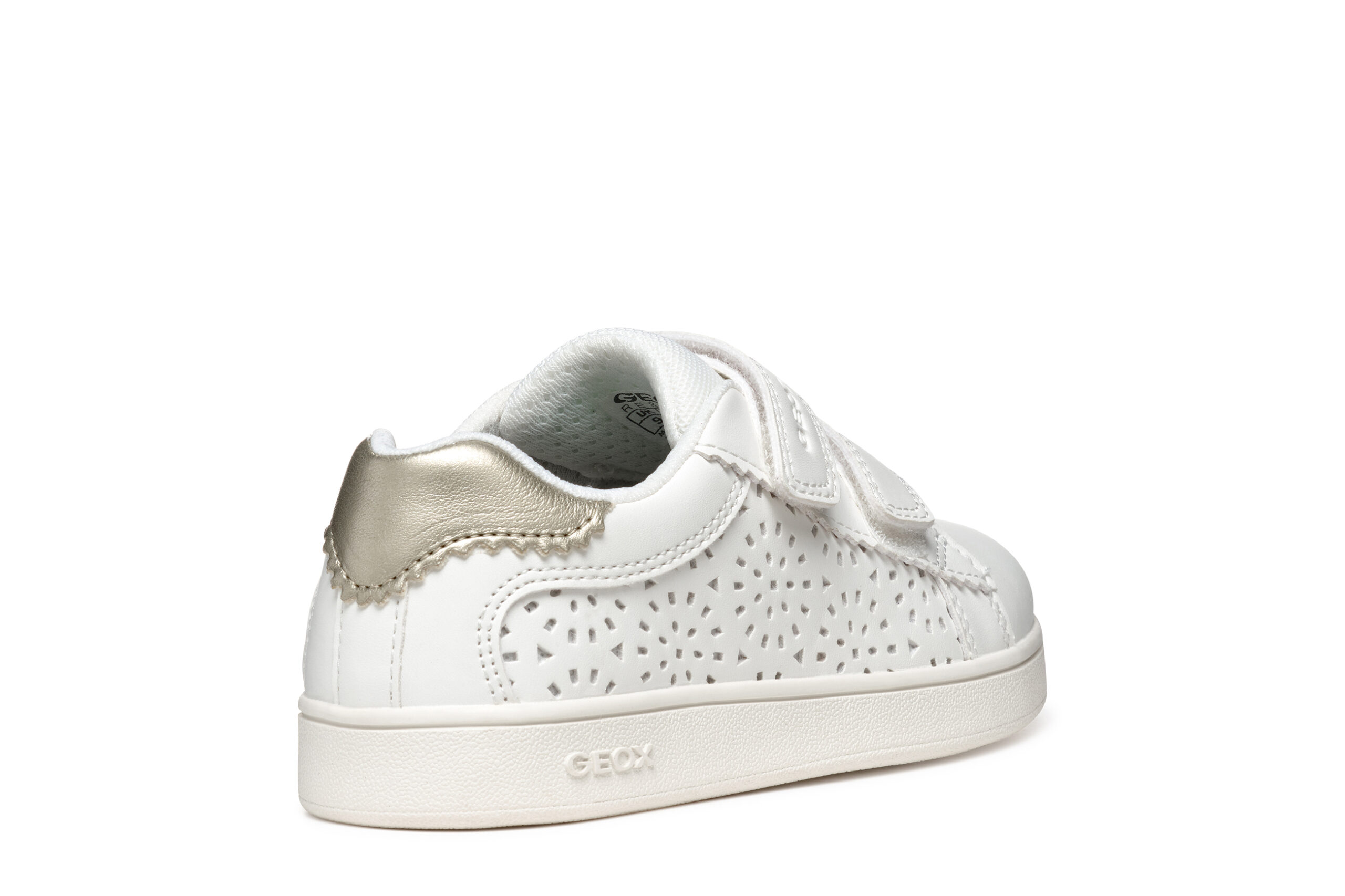 Geox J. Eclyper Άσπρο με αυτοκόλλητο Geox J. Eclyper Άσπρο με αυτοκόλλητο