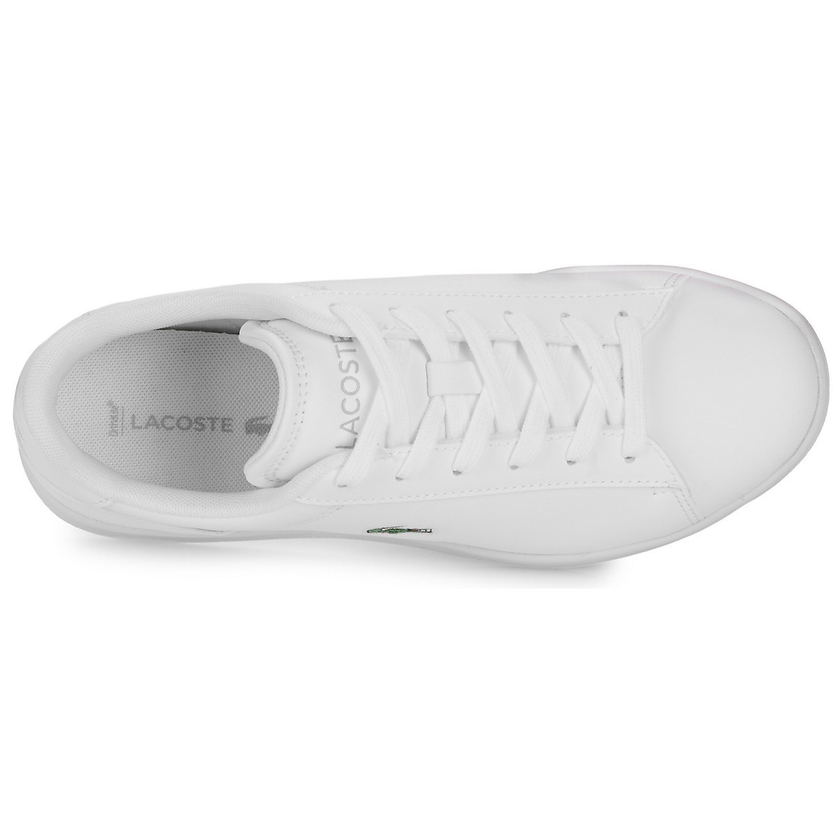 Lacoste Carnaby άσπρο με κορδόνι Lacoste Carnaby άσπρο με κορδόνι