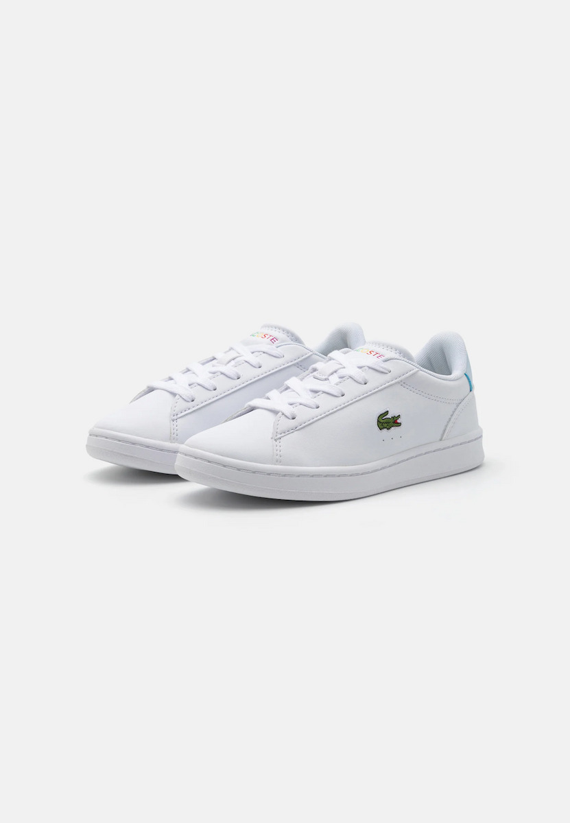 Lacoste Carnaby άσπρο ελαφρύ μπλε με κορδόνι Lacoste Carnaby άσπρο ελαφρύ μπλε με κορδόνι