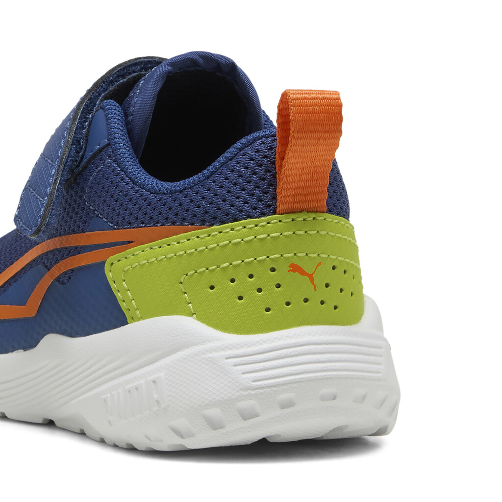 Puma All-Day Active AC+ Inf μπλε πορτοκαλί κίτρινο με αυτοκόλλητο για αγόρι Puma All-Day Active AC+ Inf μπλε πορτοκαλί κίτρινο με αυτοκόλλητο για αγόρι