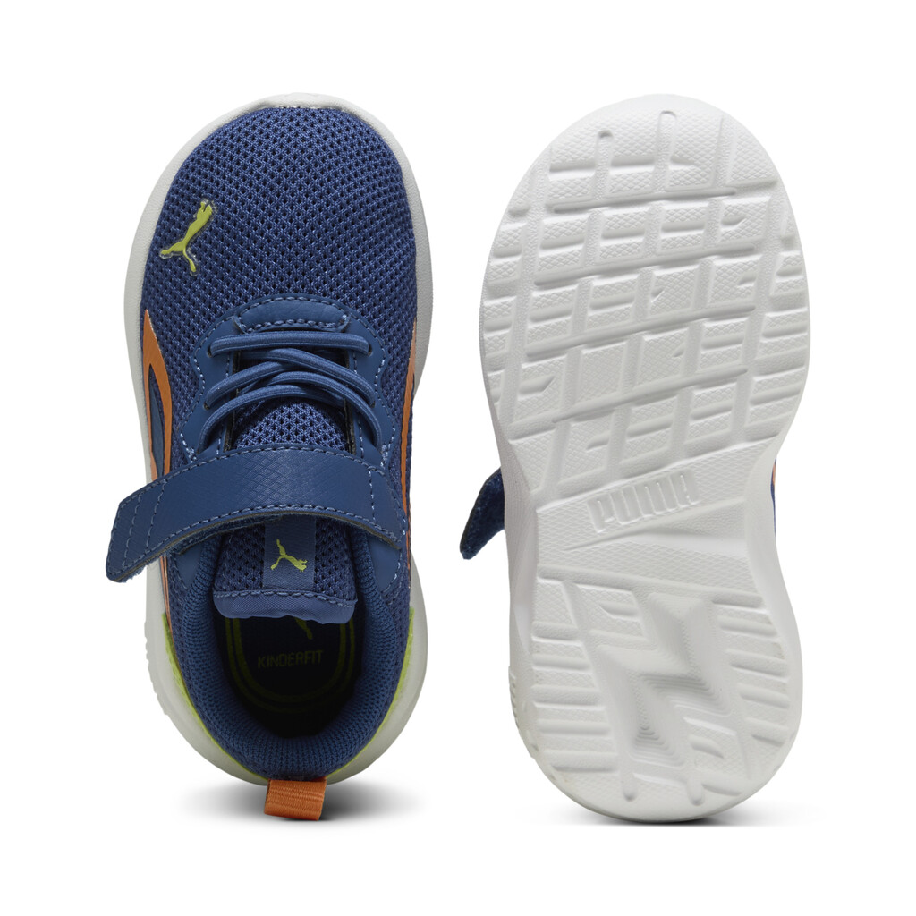 Puma All-Day Active AC+ Inf μπλε πορτοκαλί κίτρινο με αυτοκόλλητο για αγόρι Puma All-Day Active AC+ Inf μπλε πορτοκαλί κίτρινο με αυτοκόλλητο για αγόρι