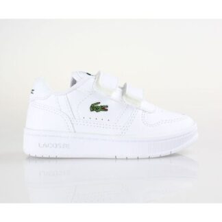 Lacoste T-clip άσπρο με δύο αυτοκόλλητα