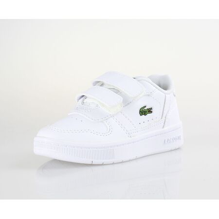 Lacoste T-clip άσπρο με δύο αυτοκόλλητα Lacoste T-clip άσπρο με δύο αυτοκόλλητα