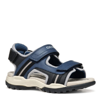 Geox J. Borealis μπλε γκρι πέδιλο για αγόρι