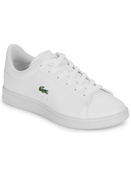 Lacoste Carnaby άσπρο με κορδόνι Lacoste Carnaby άσπρο με κορδόνι