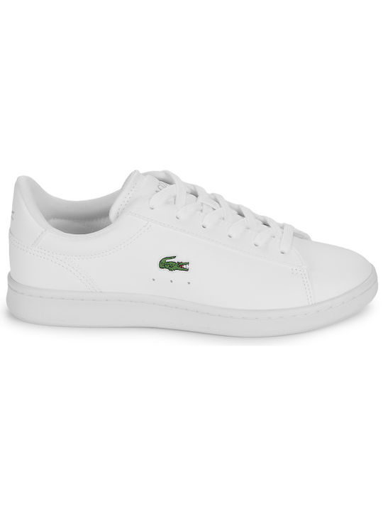 Lacoste Carnaby άσπρο με κορδόνι Lacoste Carnaby άσπρο με κορδόνι