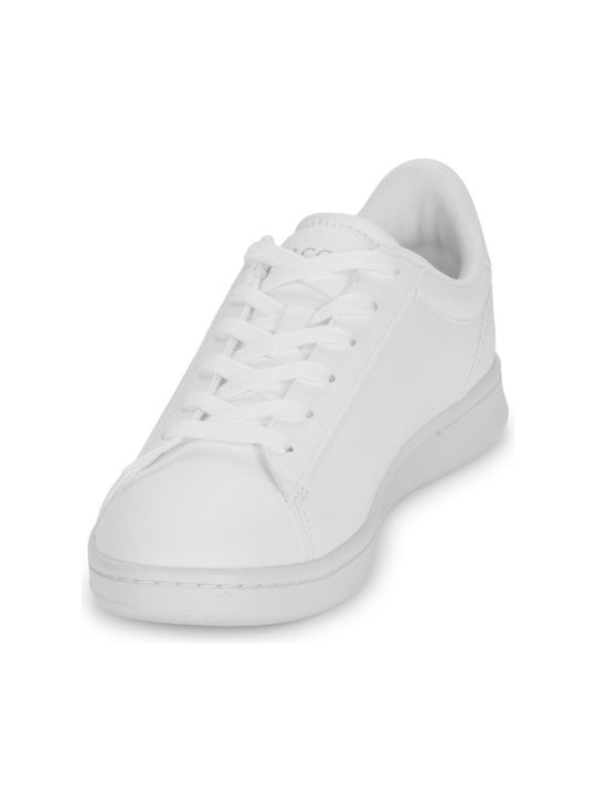 Lacoste Carnaby άσπρο με κορδόνι Lacoste Carnaby άσπρο με κορδόνι