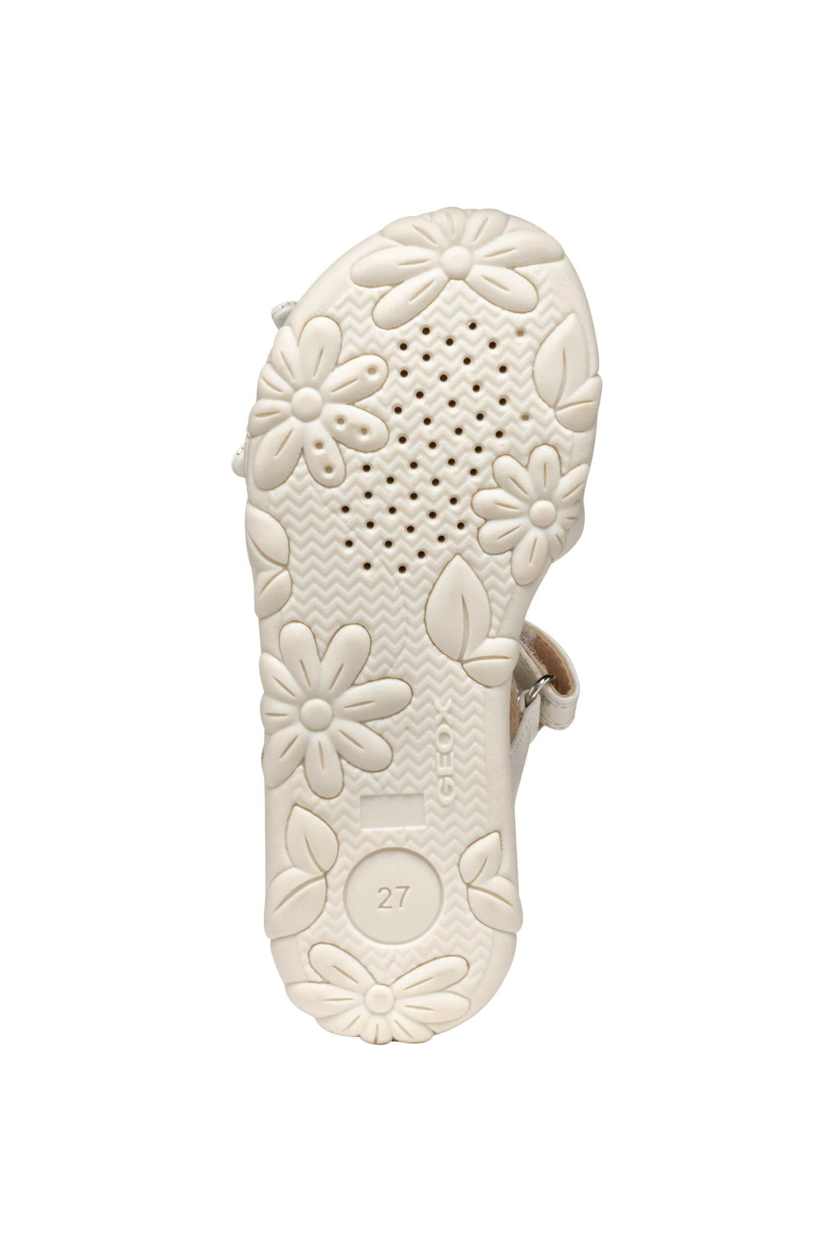 Geox J S. Haiti άσπρο με φιόγκο πέδιλο για κορίτσι Geox J S. Haiti άσπρο με φιόγκο πέδιλο για κορίτσι