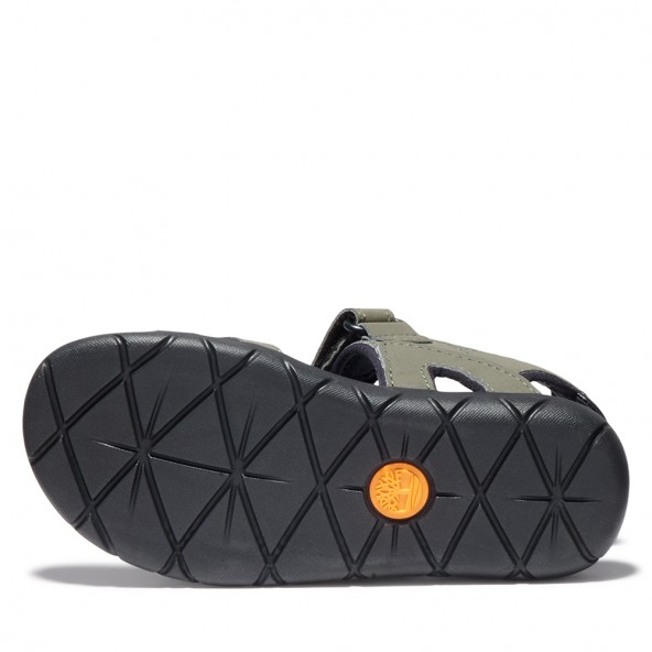 Timberland Perkins Row Χακί πέδιλο με αυτοκόλλητα για αγόρι Timberland Perkins Row Χακί πέδιλο με αυτοκόλλητα για αγόρι