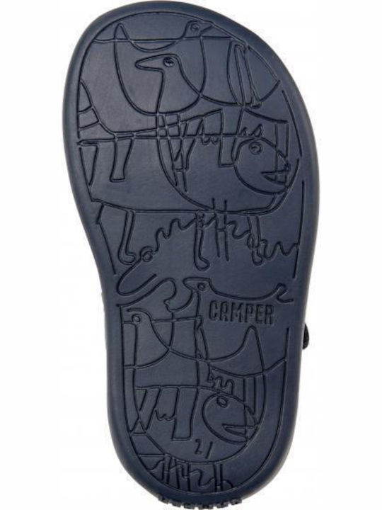 Camper Bicho μπλε ημίκλειστο πέδιλο για αγόρι Camper Bicho μπλε ημίκλειστο πέδιλο για αγόρι