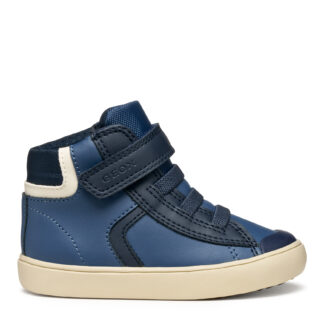Geox Gisli  Μπλε μποτάκι με αυτοκόλλητο για αγόρι