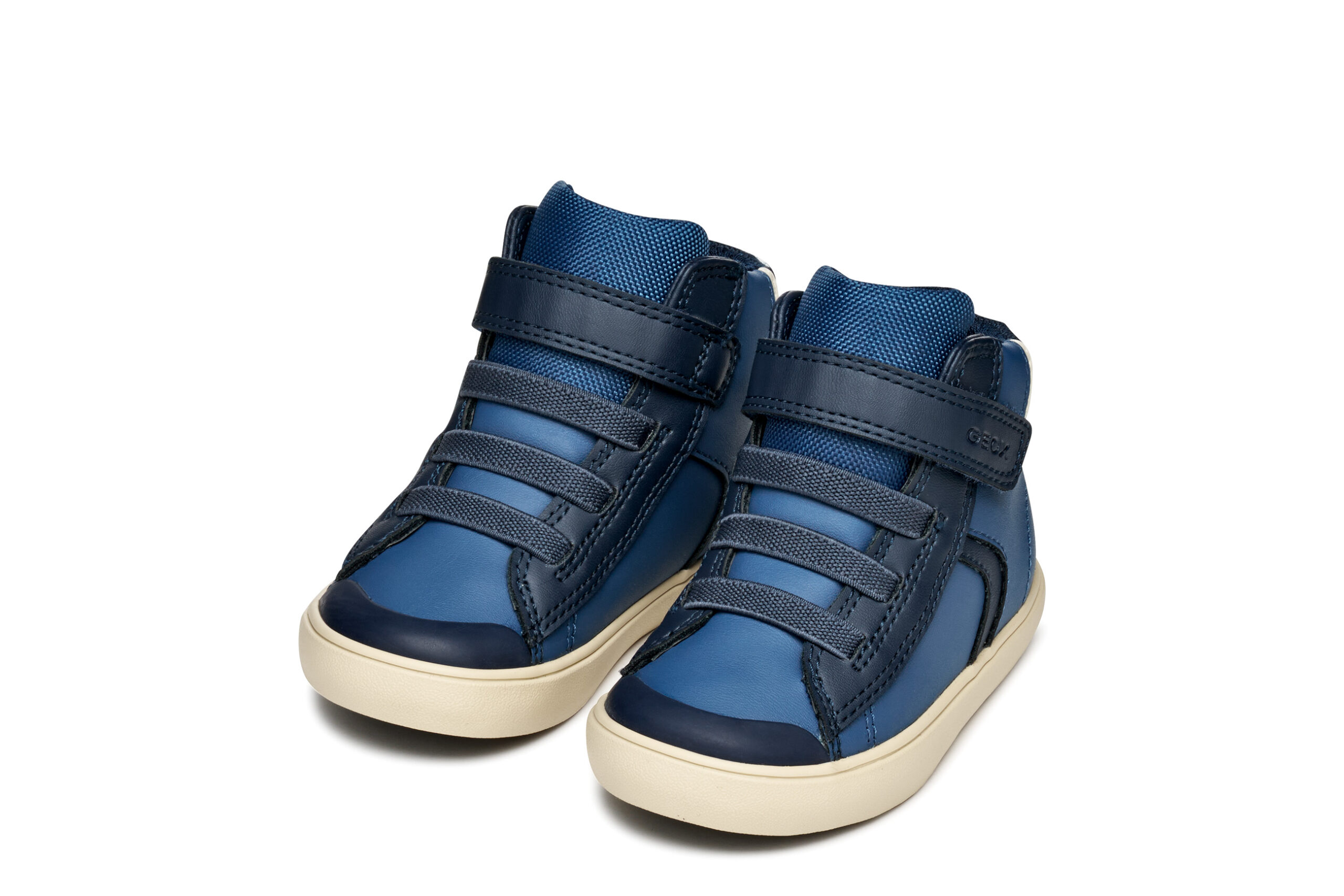 Geox Gisli Μπλε μποτάκι με αυτοκόλλητο για αγόρι Geox Gisli Μπλε μποτάκι με αυτοκόλλητο για αγόρι