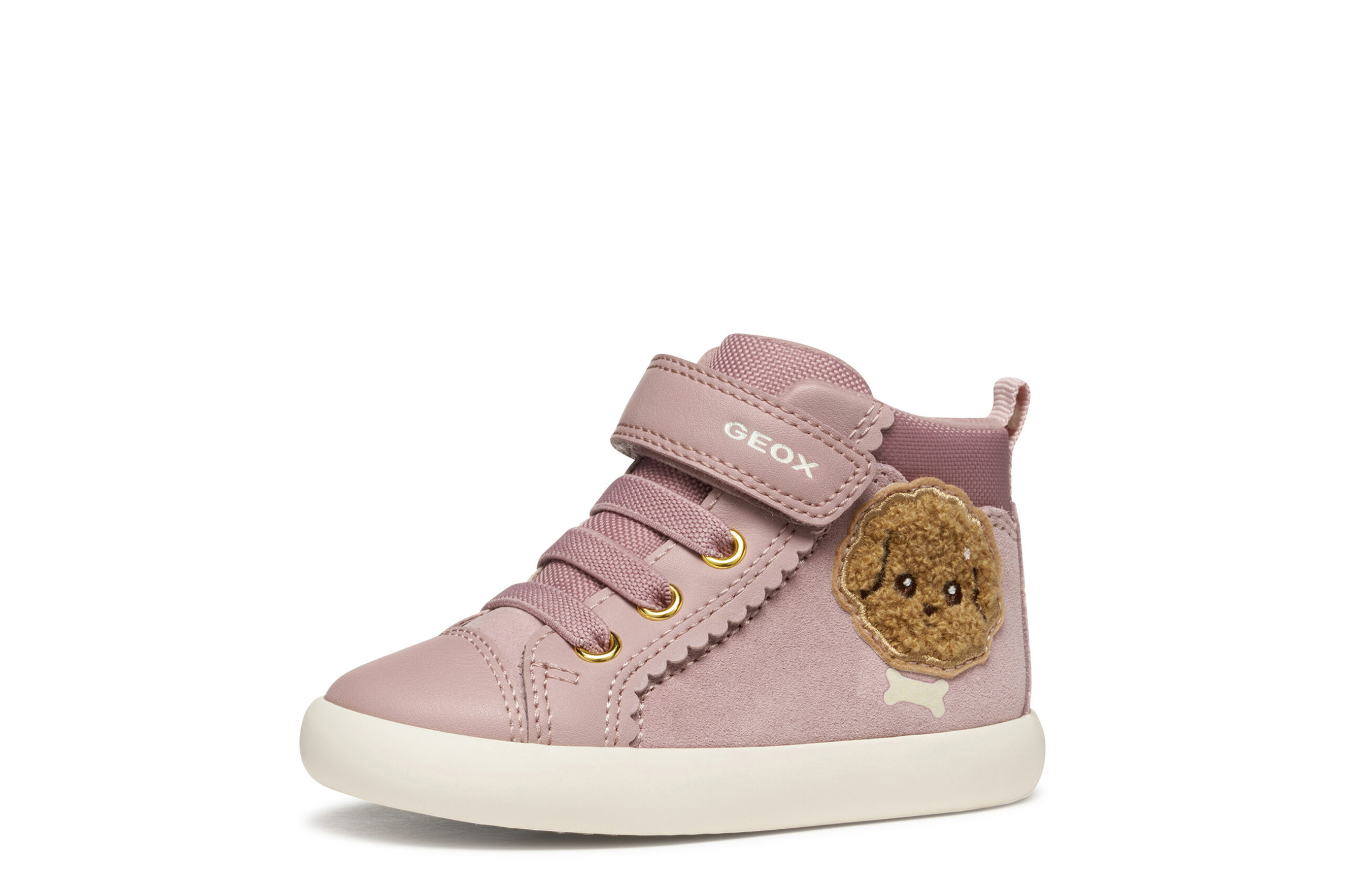 Geox B Gisli Ροζ μποτάκι με αυτοκόλλητο για κορίτσια Geox B Gisli Ροζ μποτάκι με αυτοκόλλητο για κορίτσια