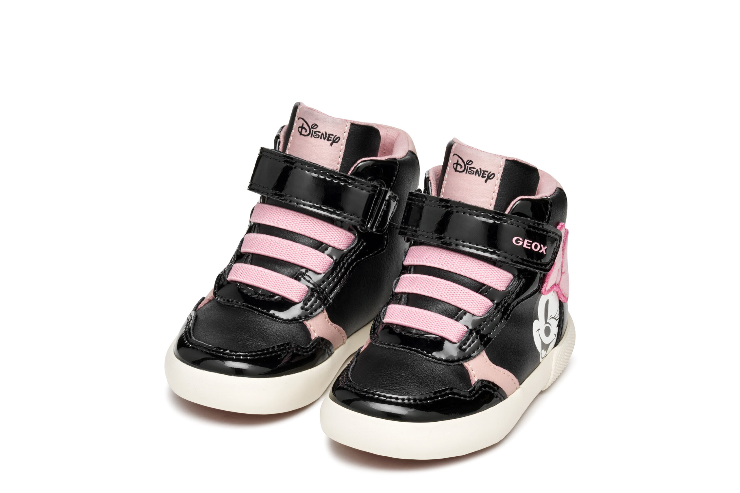 Geox B Gisli Minnie Mouse Μαύρο Ροζ μποτάκι για κορίτσι Geox B Gisli Minnie Mouse Μαύρο Ροζ μποτάκι για κορίτσι